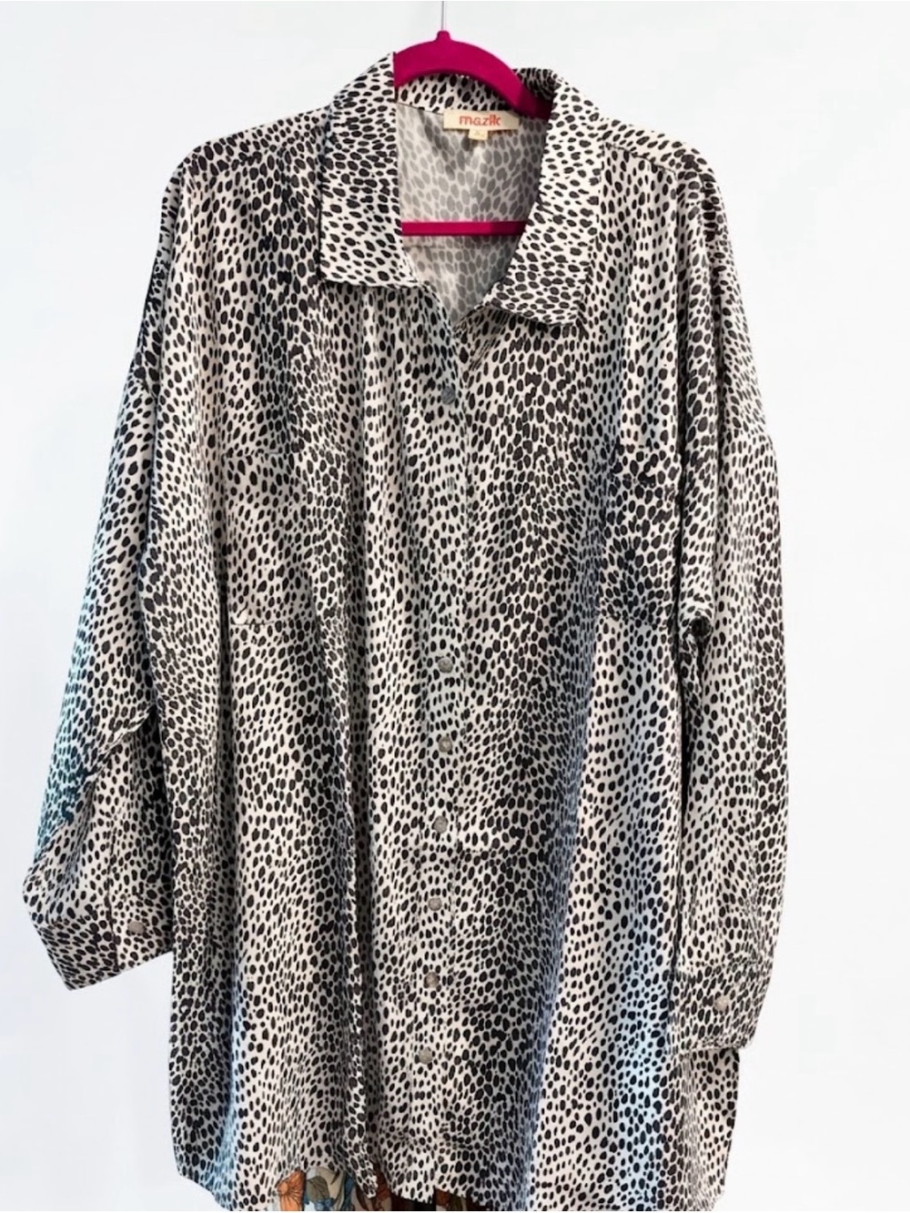 Mazik 2X Plus Size Dress Animal Print